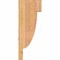 Ekena Millwork Alpine Smooth Corbel, Western Red Cedar, 3 1/2"W x 10"D x 26"H COR04X10X26ALP00SWR - alternate 3